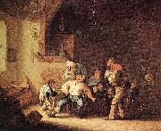 Barber Extracting of Tooth. Adriaen van ostade